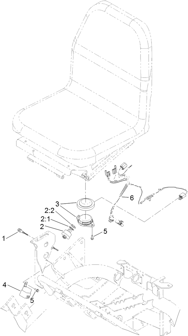 Ignition and Seat Switch Assembly