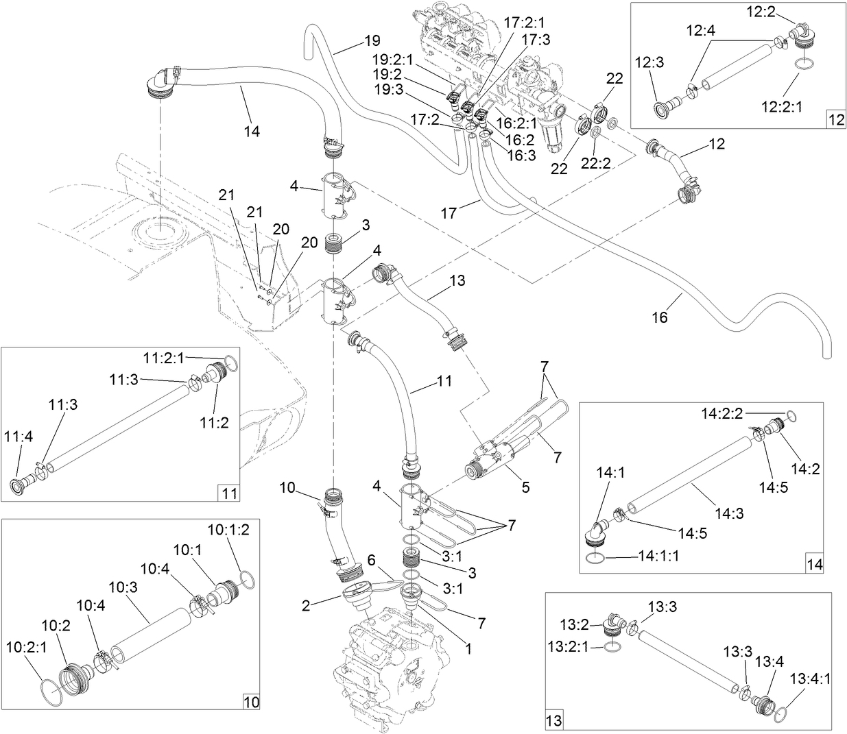 Spray System Hose Assembly