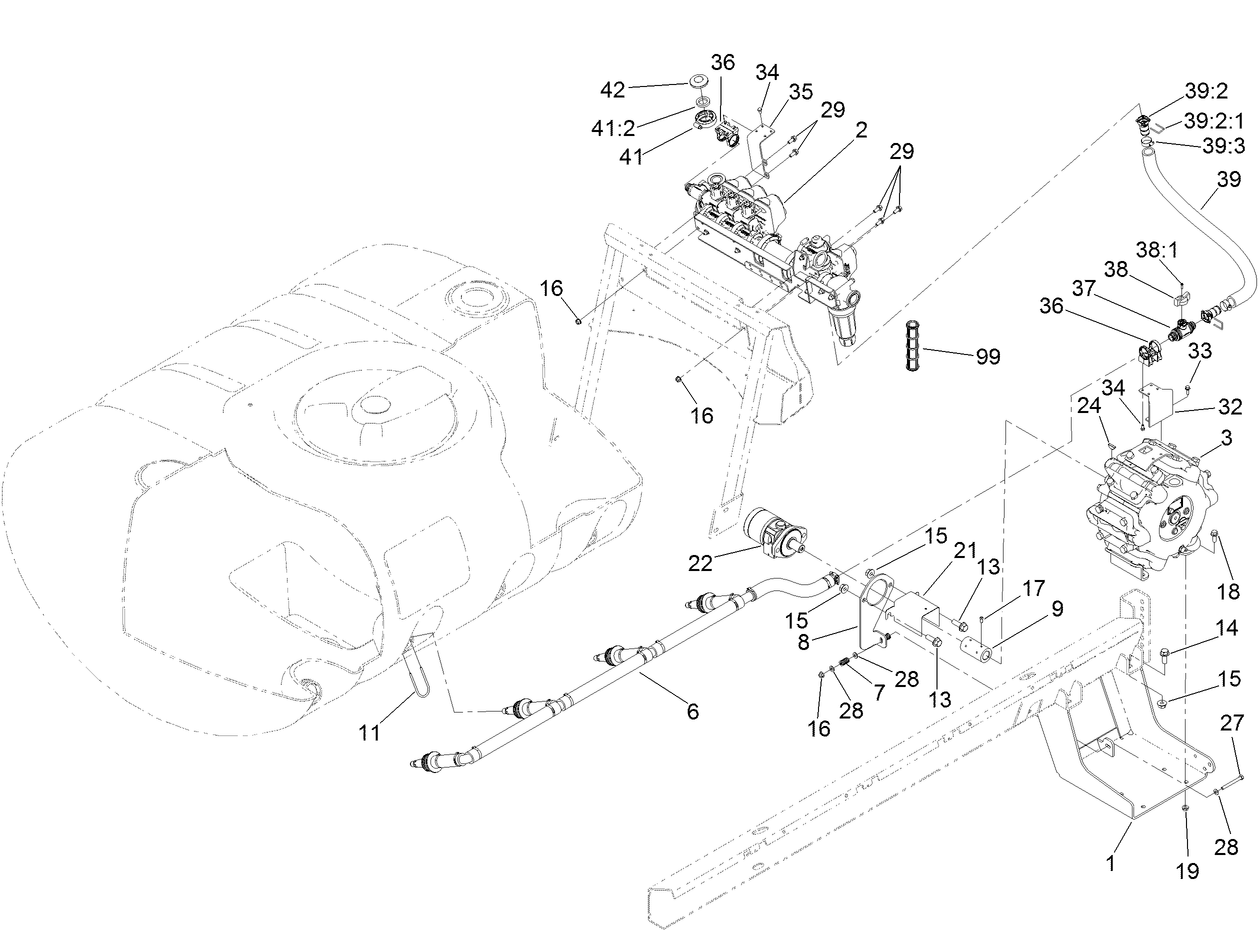 Spray Pump and Valve Assembly