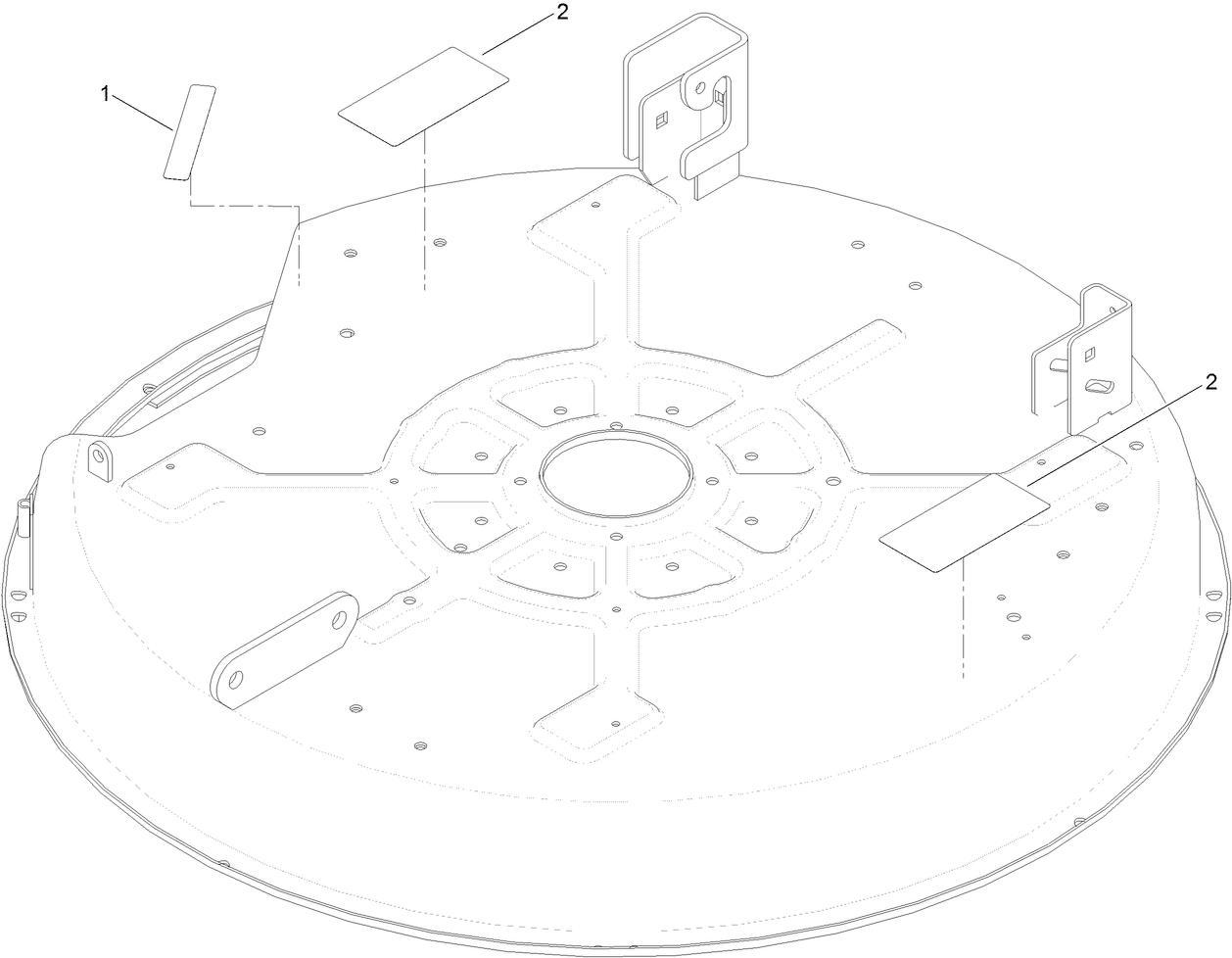 32 Inch Deck Decal Assembly No. 131-3602