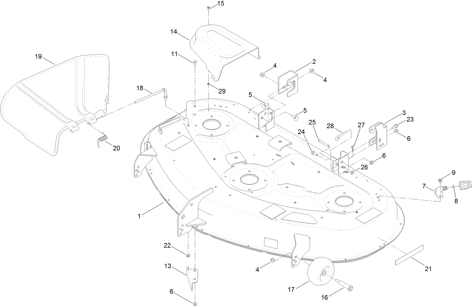 50 Inch Deck Assembly