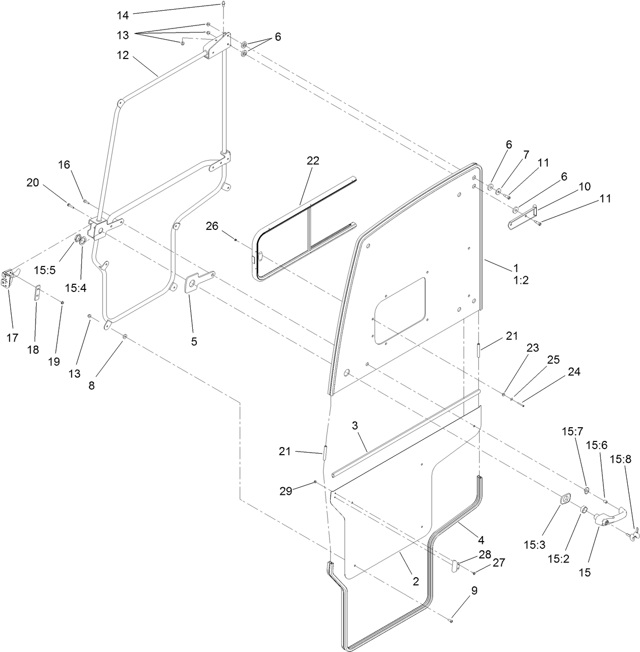 LH Door Assembly
