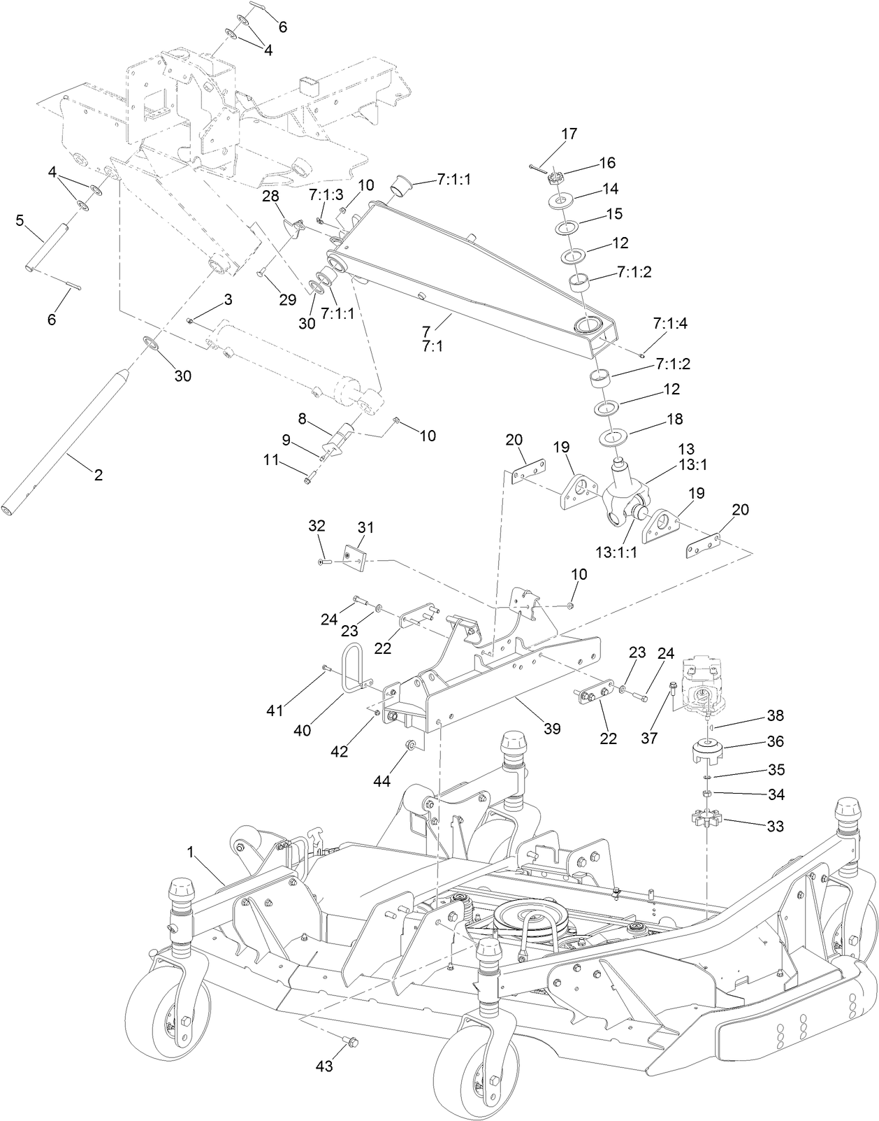 Right Hand Deck Assembly