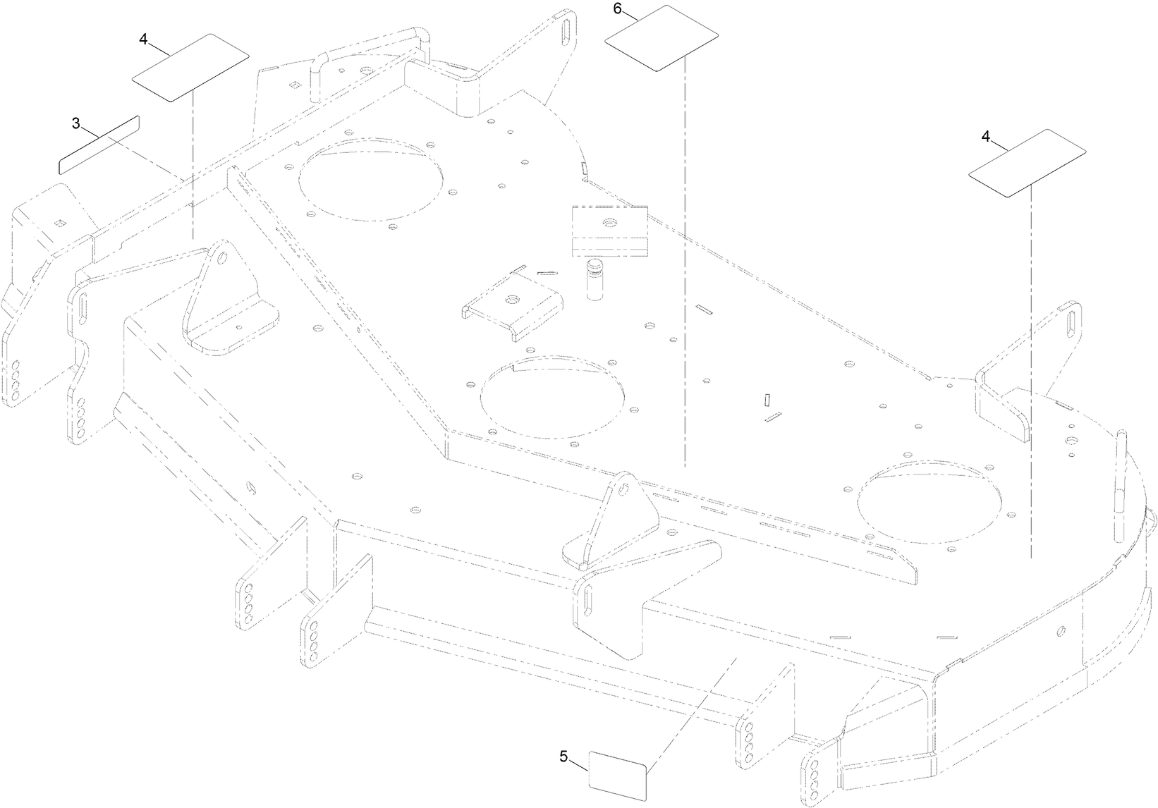 48 Inch Deck and Decal Assembly No. 131-4142