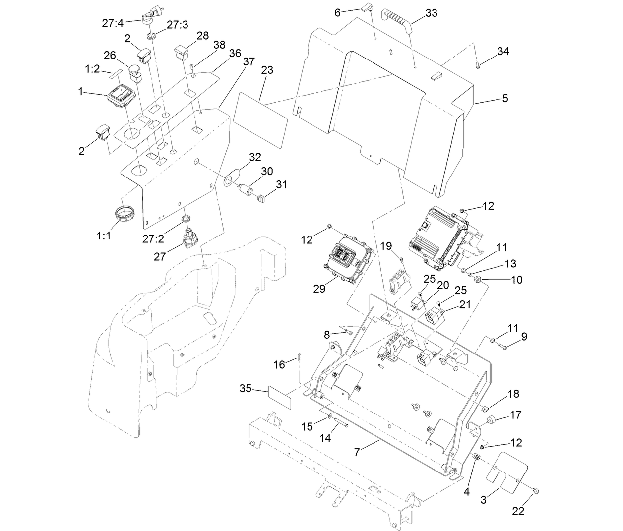 4 Wheel Drive Module Control and Relay Assembly