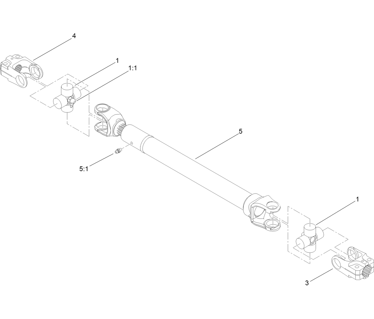Driveshaft Assembly No. 110-3575