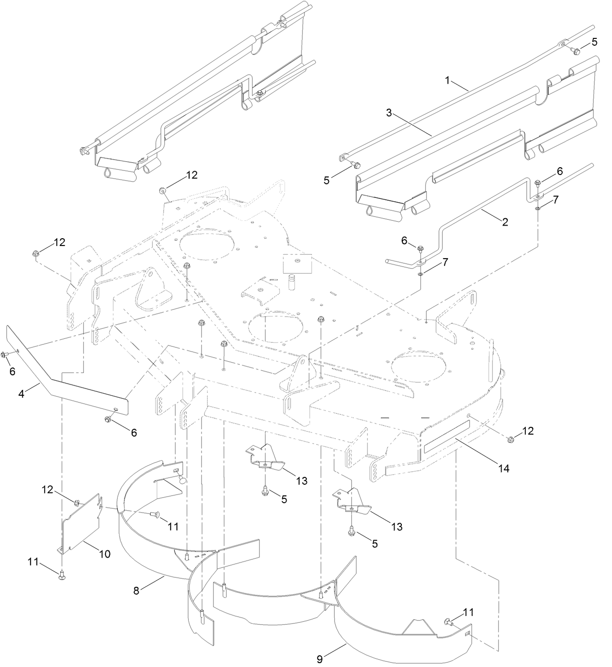 48 Inch Deck Guard Assembly