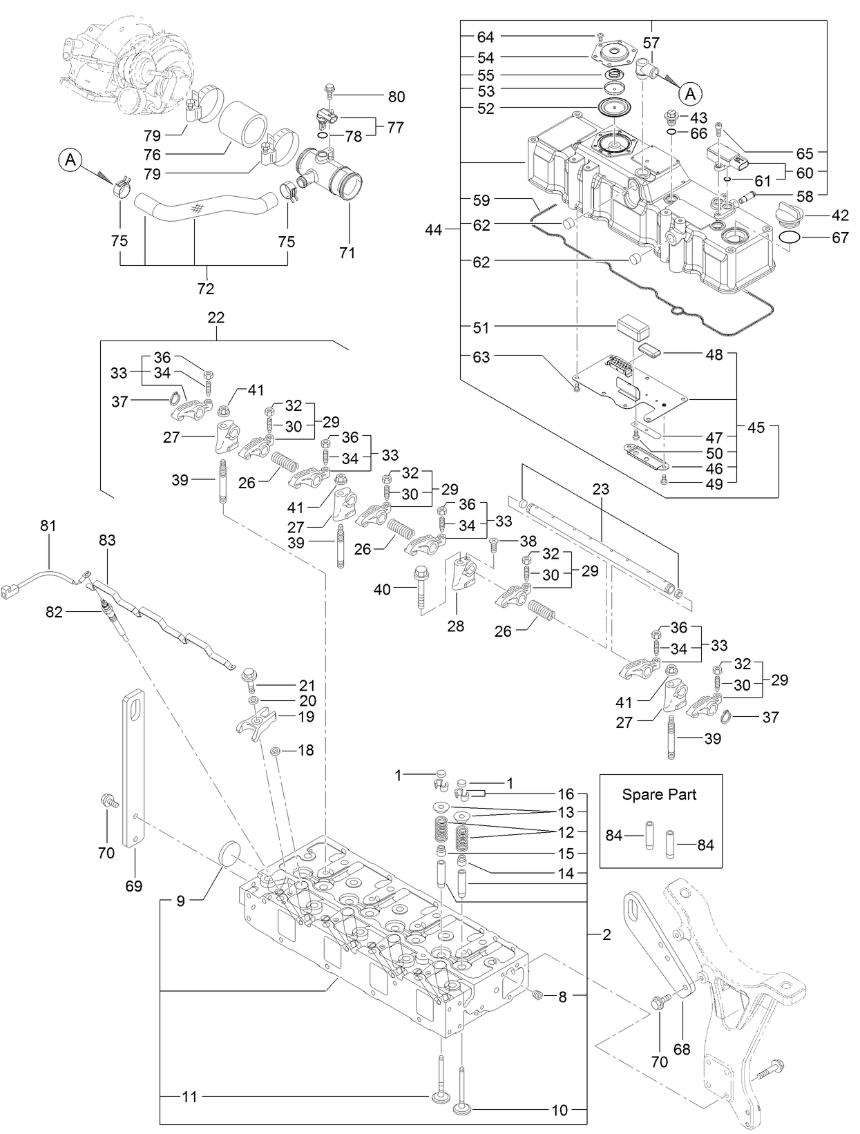 Cylinder Head and Cover Assembly