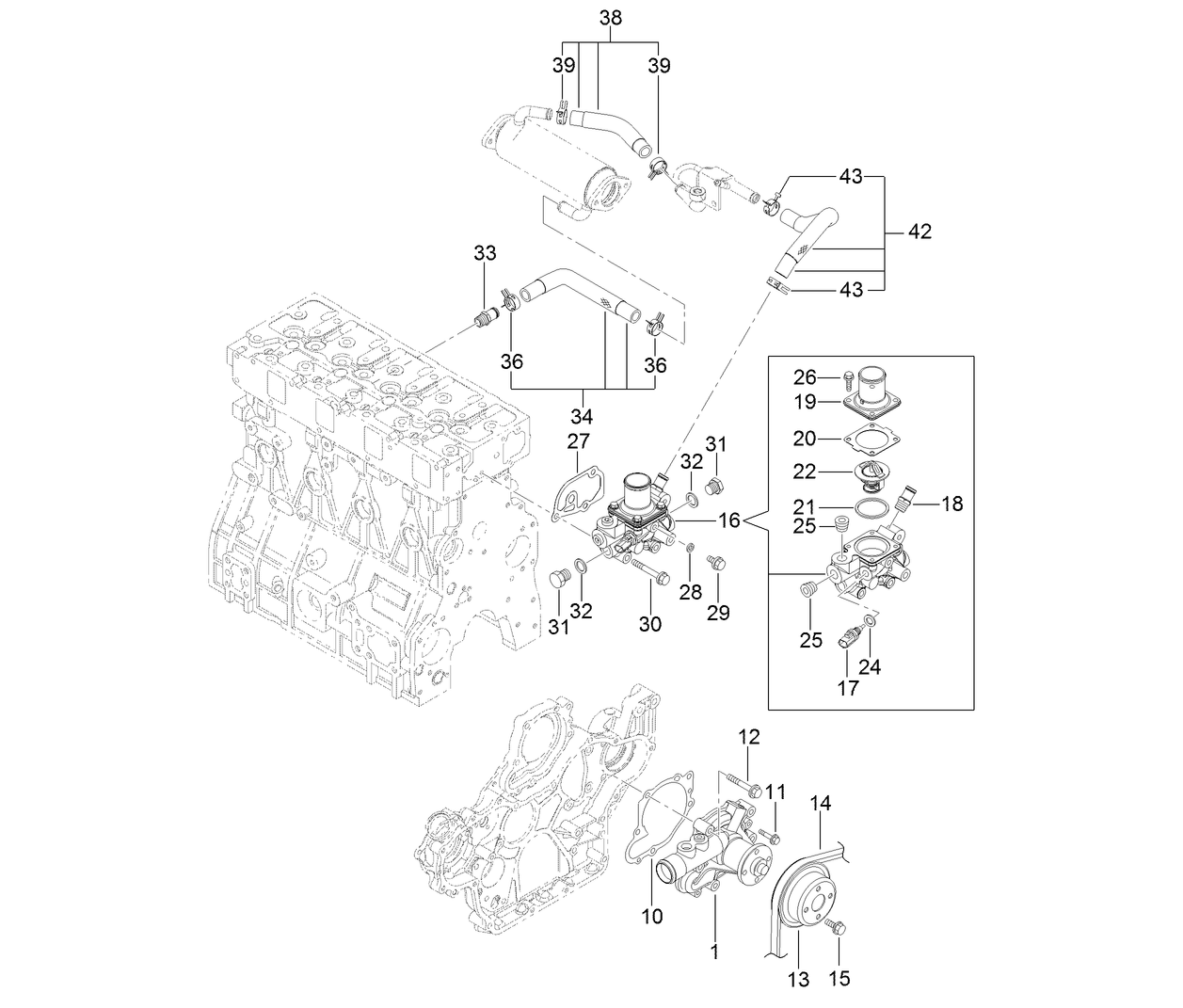 Cooling Water System Assembly