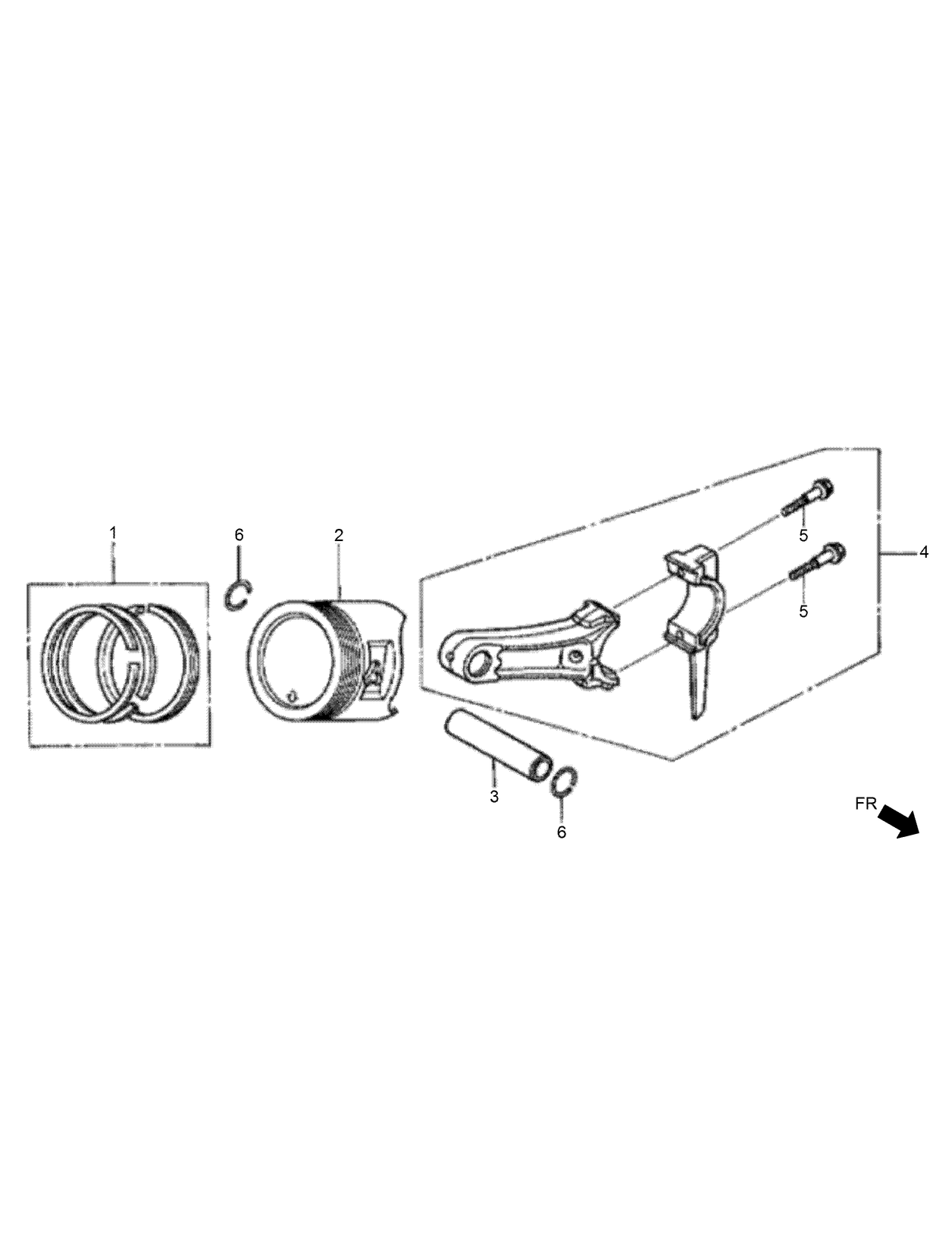 Piston and Connecting Rod Assembly