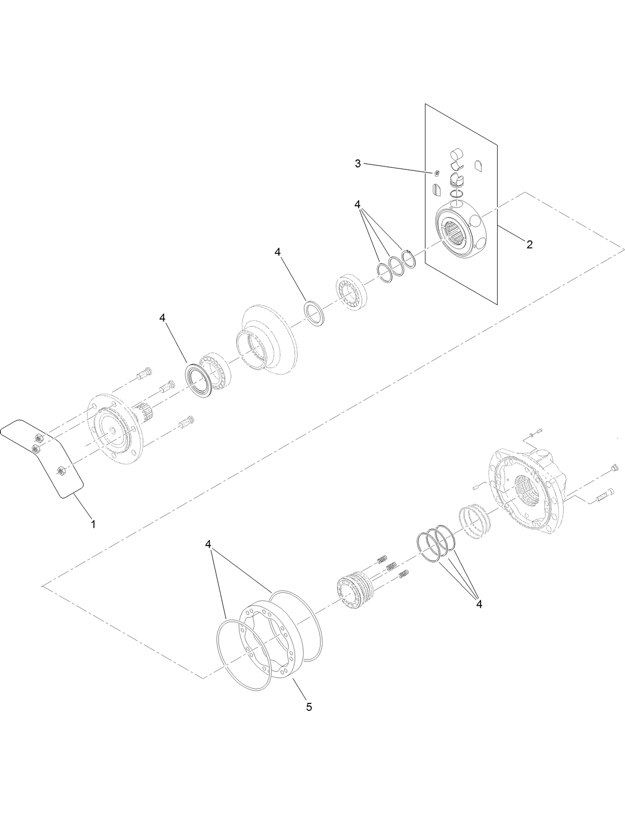 Hydraulic Motor Assembly No. 132-1425