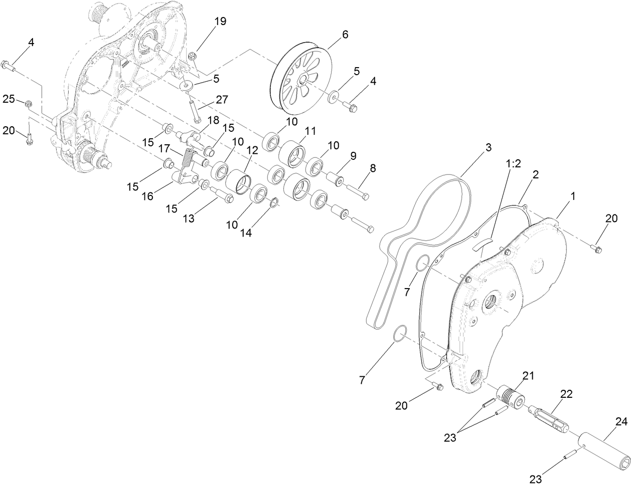 Right Side Transmission Assembly