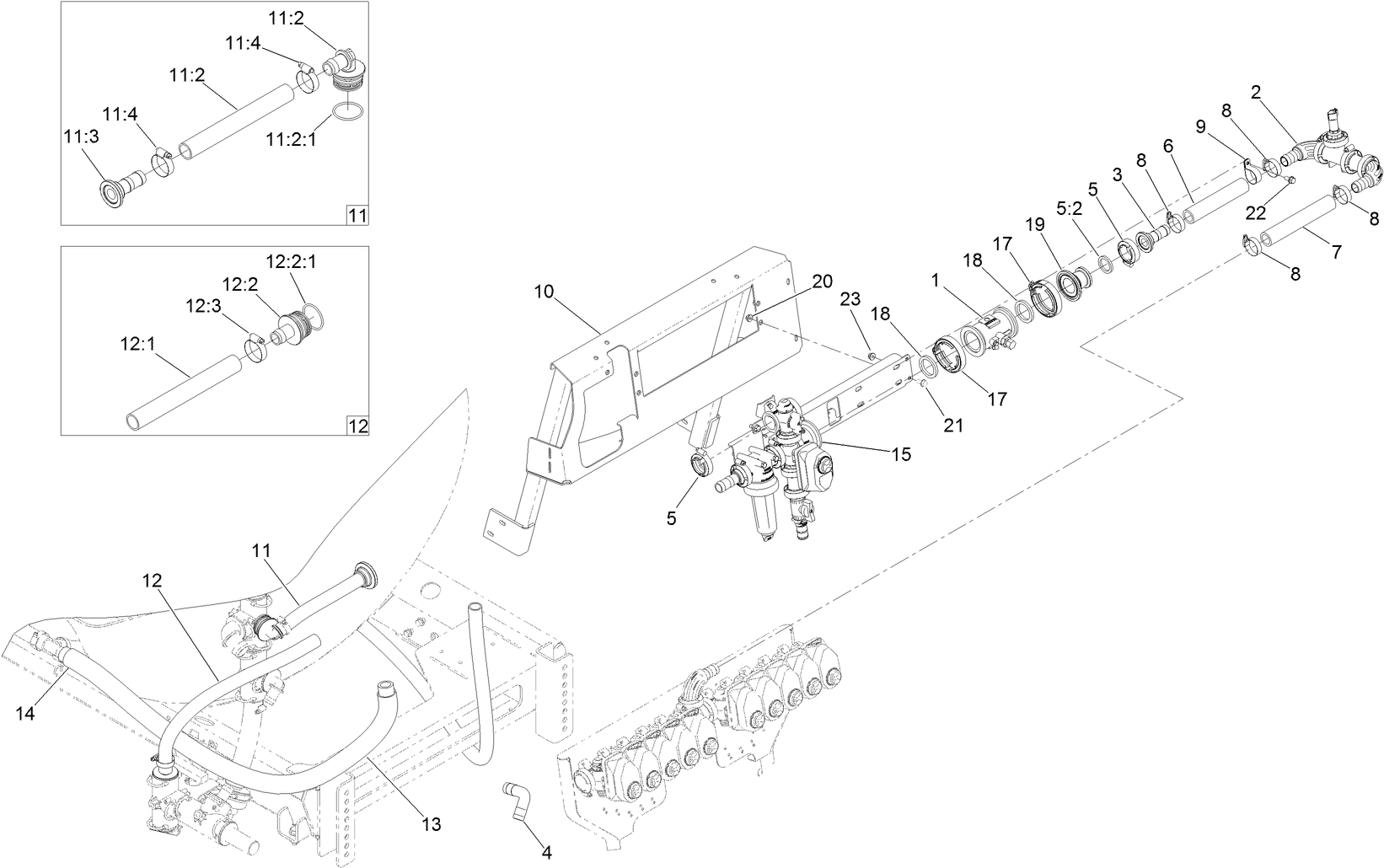Flow Meter and Connection Manifold Assembly