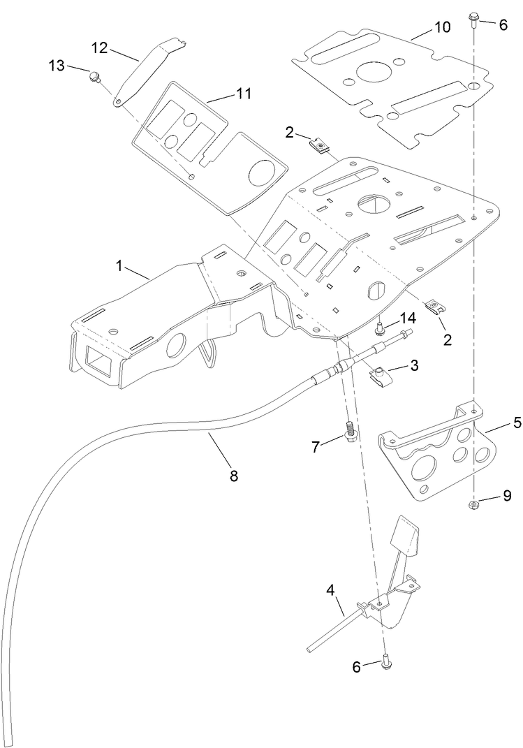 Console Kit Assembly No. 132-9542