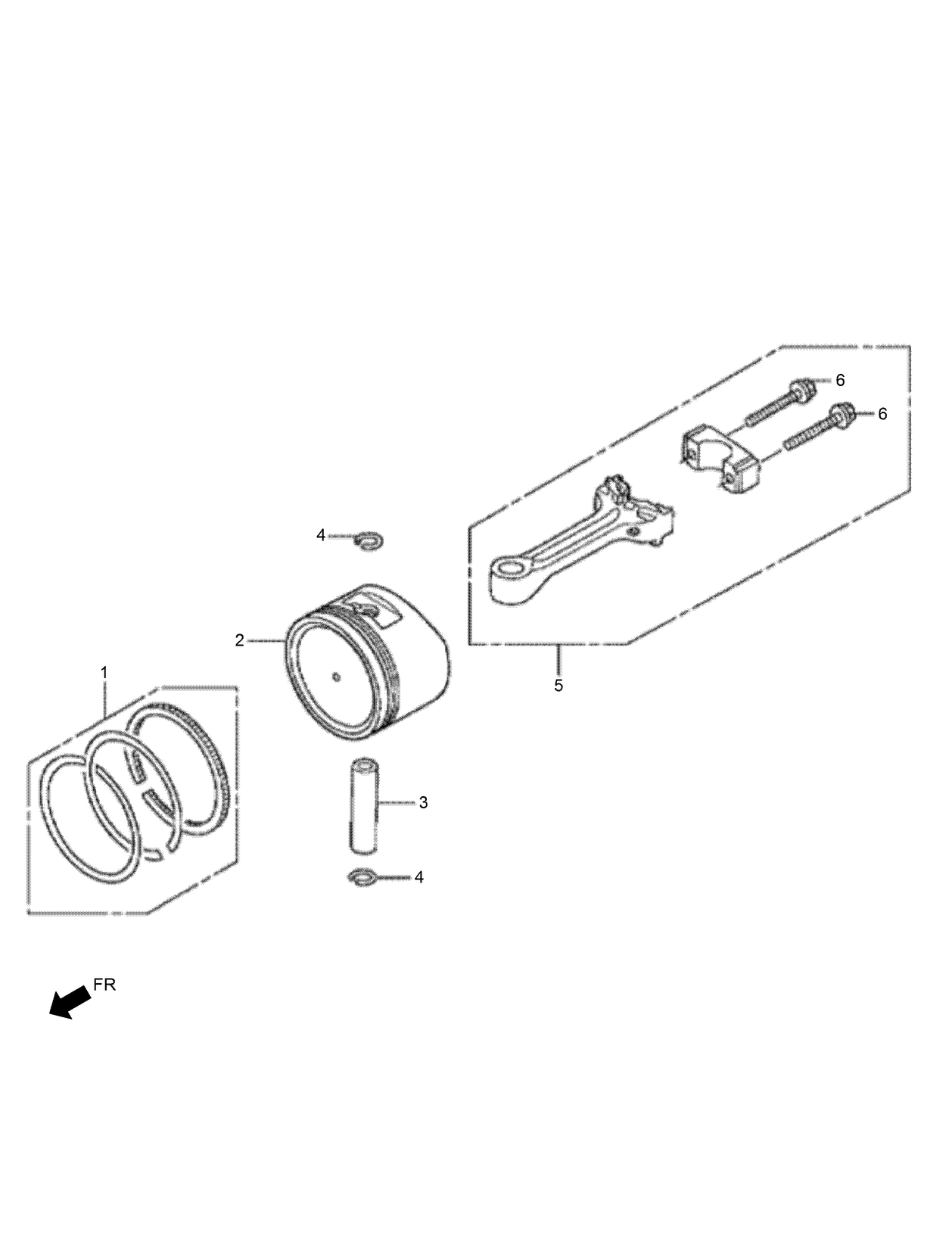 Piston and Connecting Rod Assembly