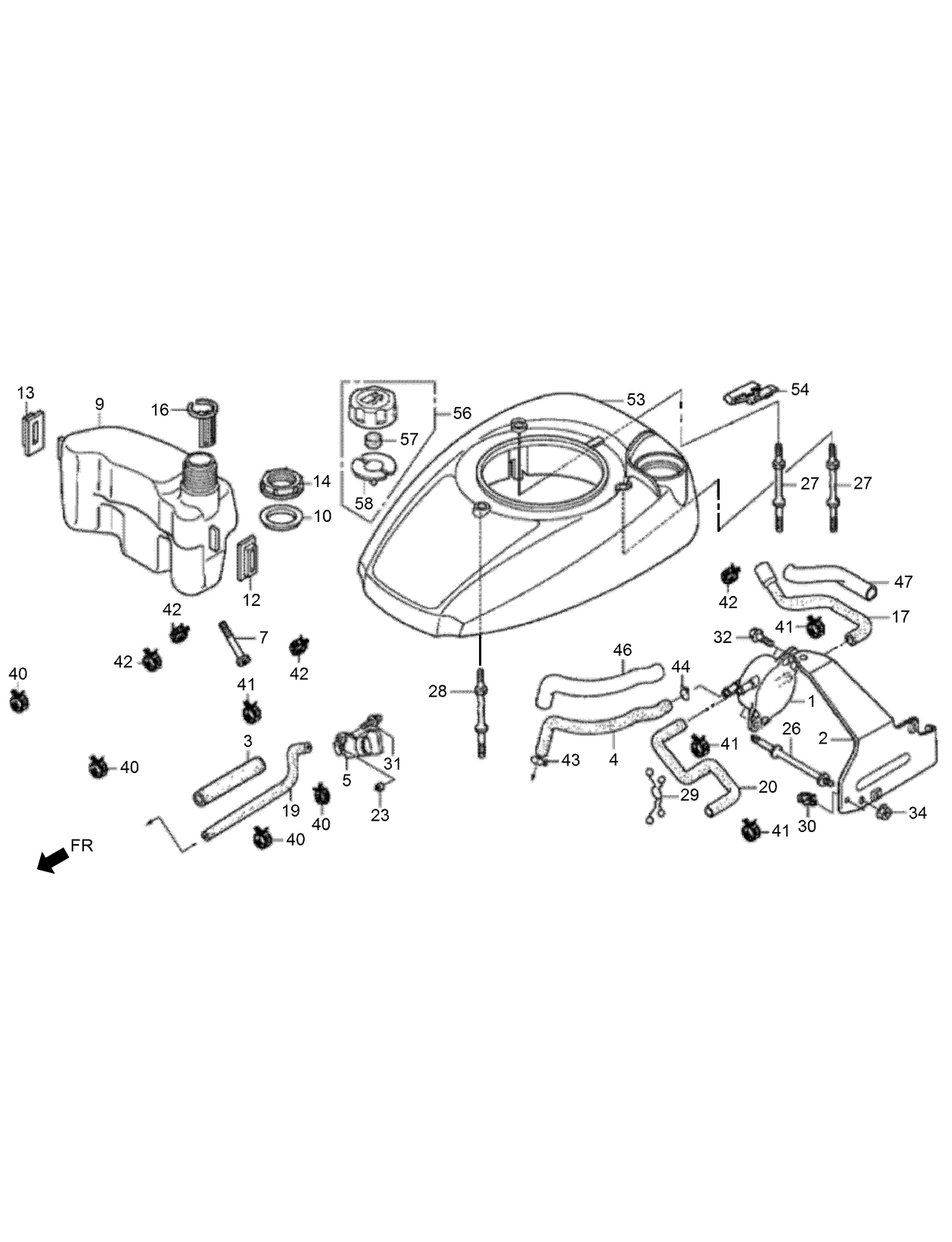 Fuel Tank and Fuel Pump Assembly