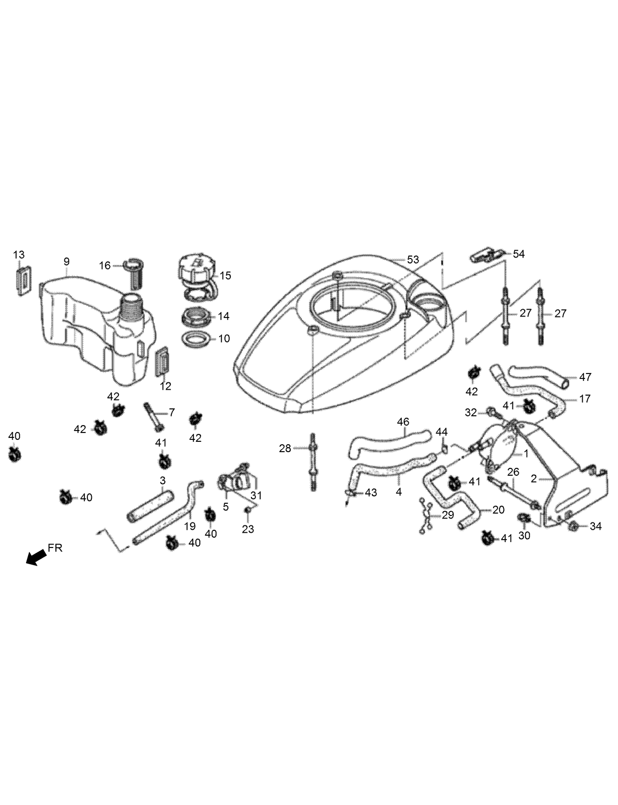 Fuel Tank and Fuel Pump Assembly