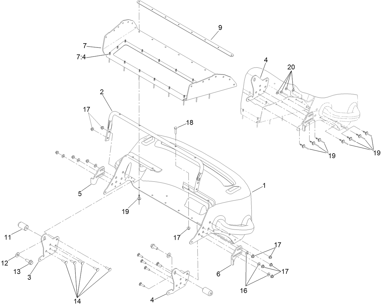 Grass Basket Assembly No. 131-0537