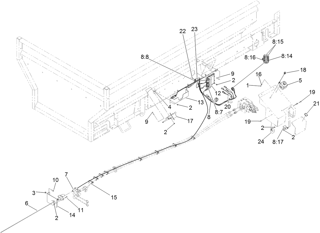 Wire Harness and Pocket Control Assembly