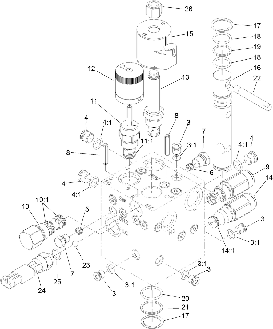 Mow Manifold Assembly No. 120-2058