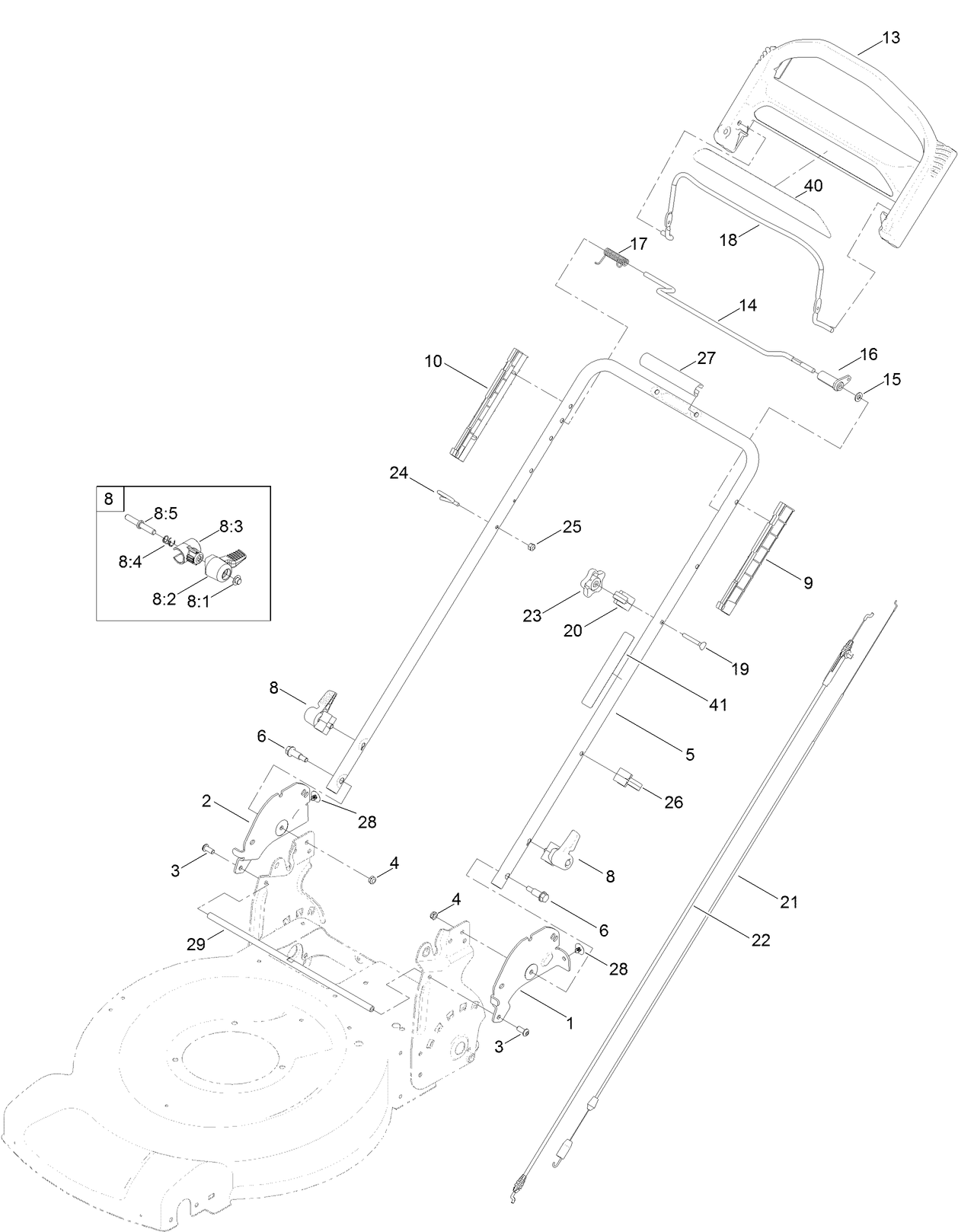 Handle and Control Assembly