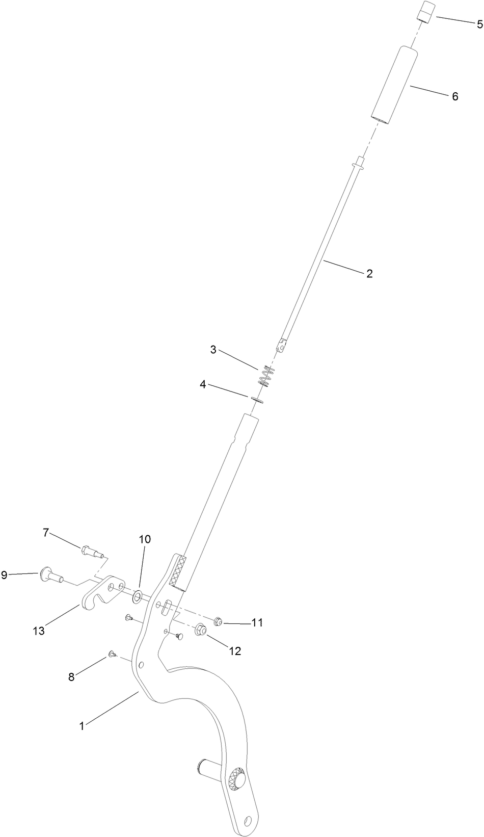 HOC Lever Assembly No. 130-1755