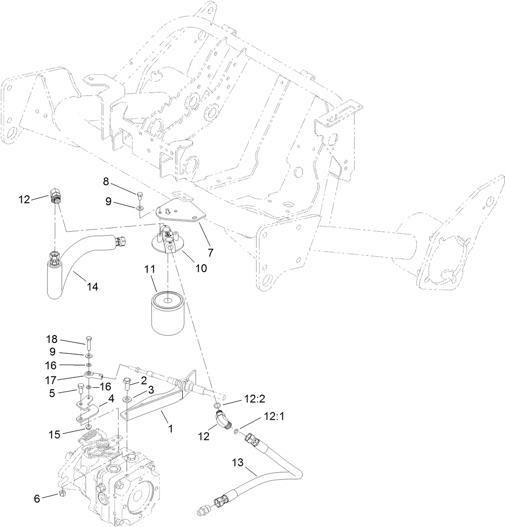Neutral System and Hydraulic Return Assembly