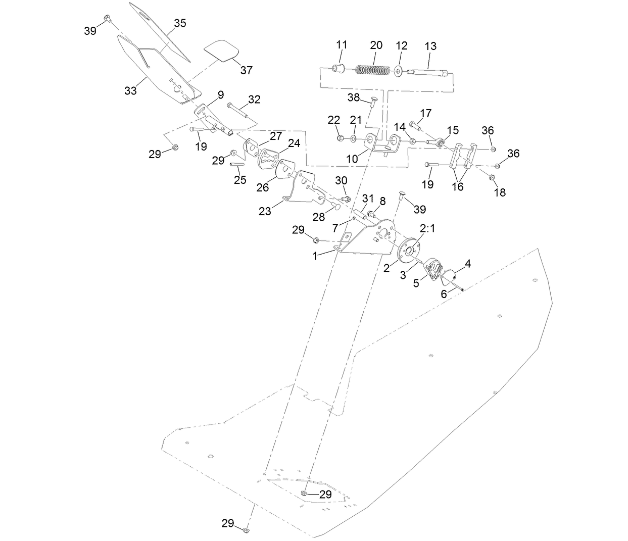 Traction Pedal Assembly