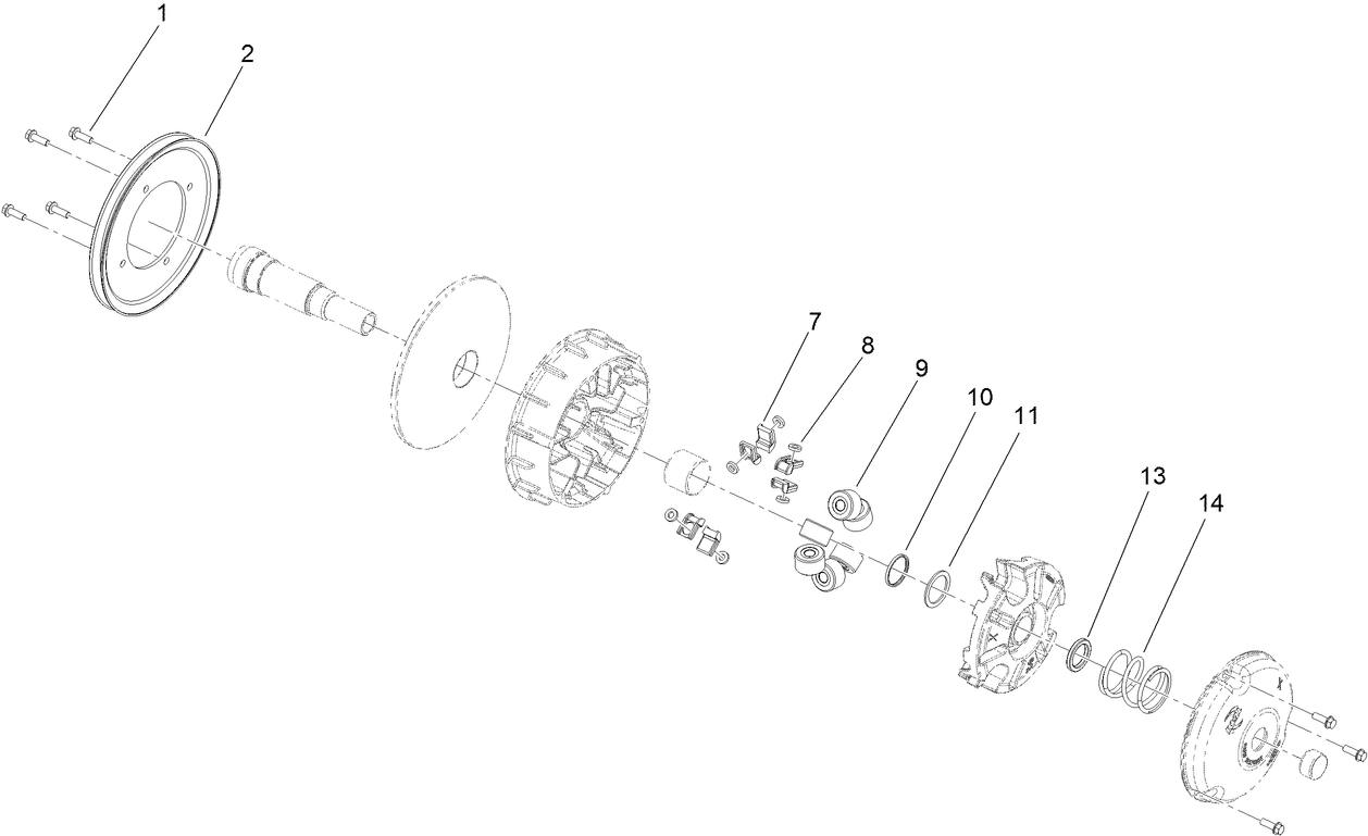 Primary Clutch Assembly No. 133-0580