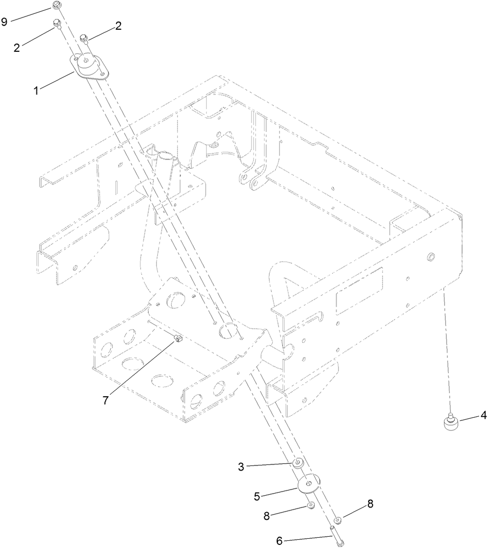 Diesel Engine Mount Assembly