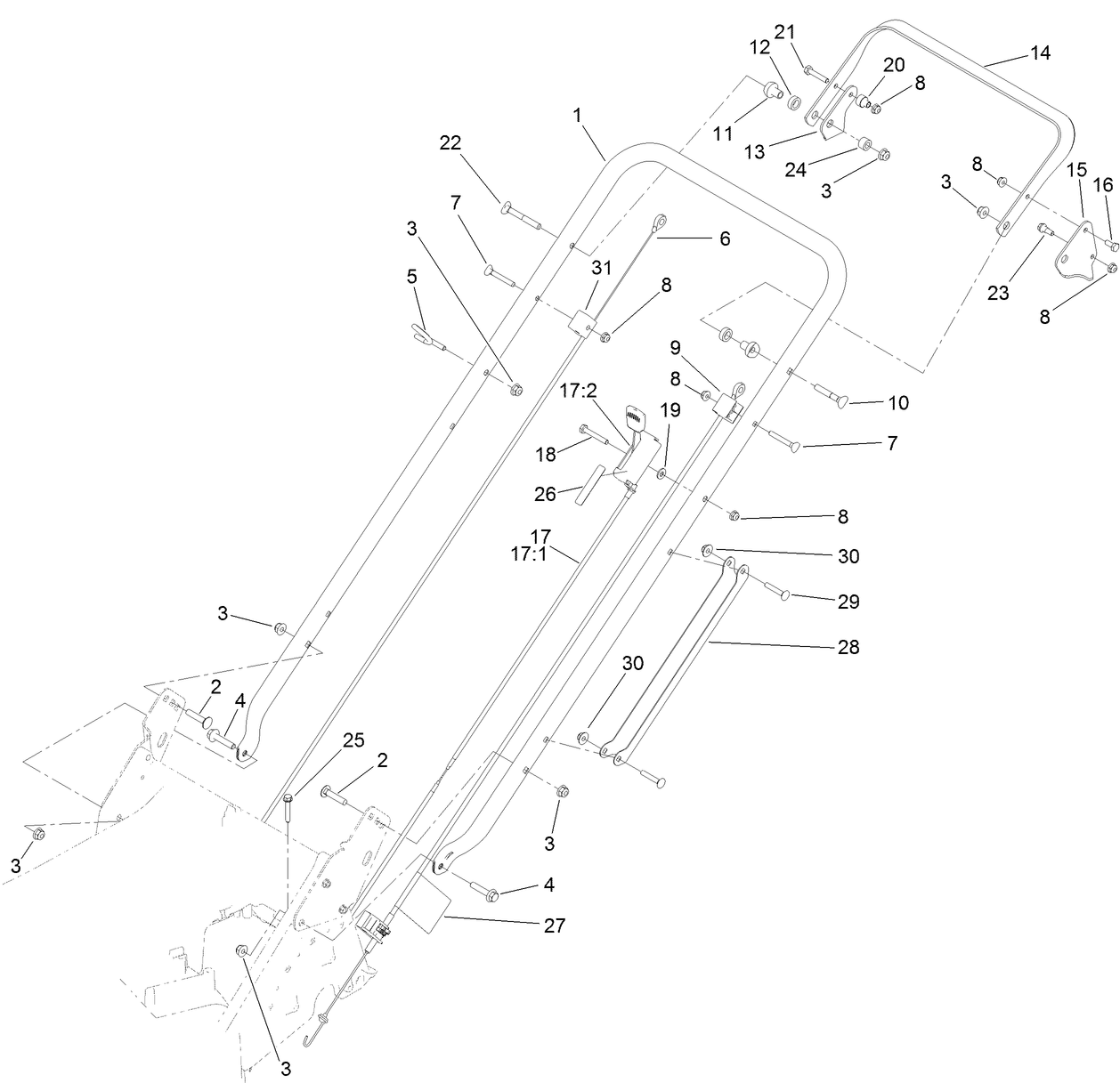 Handle and Control Assembly