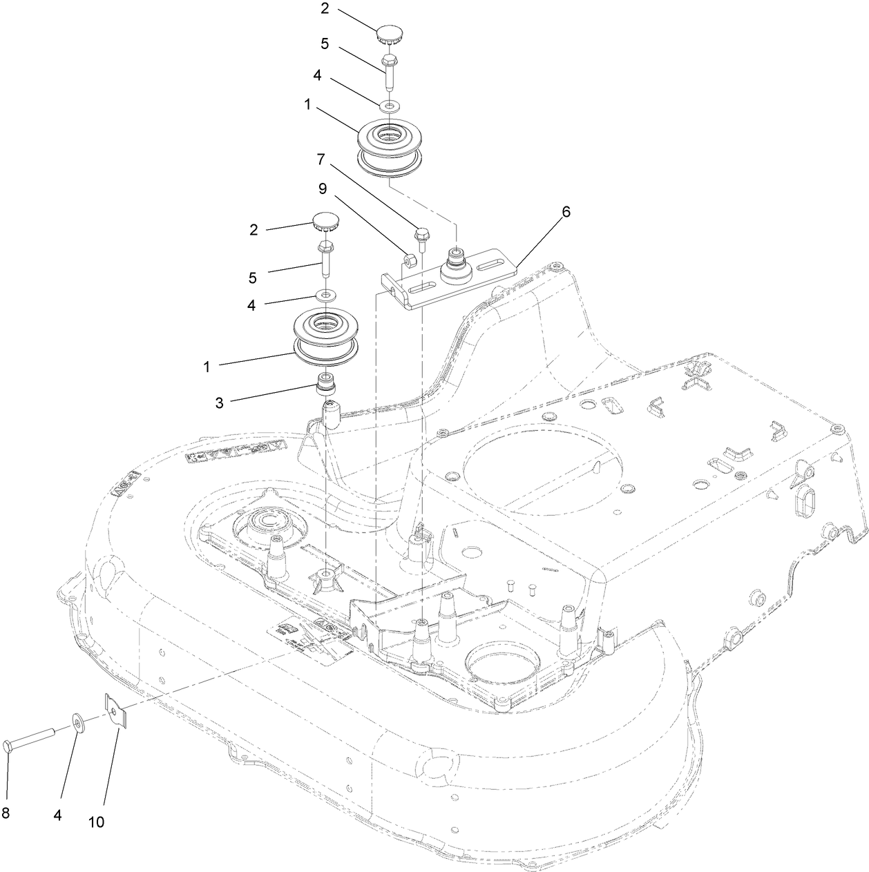 Pulleys and Idler Assembly No. 126-7890