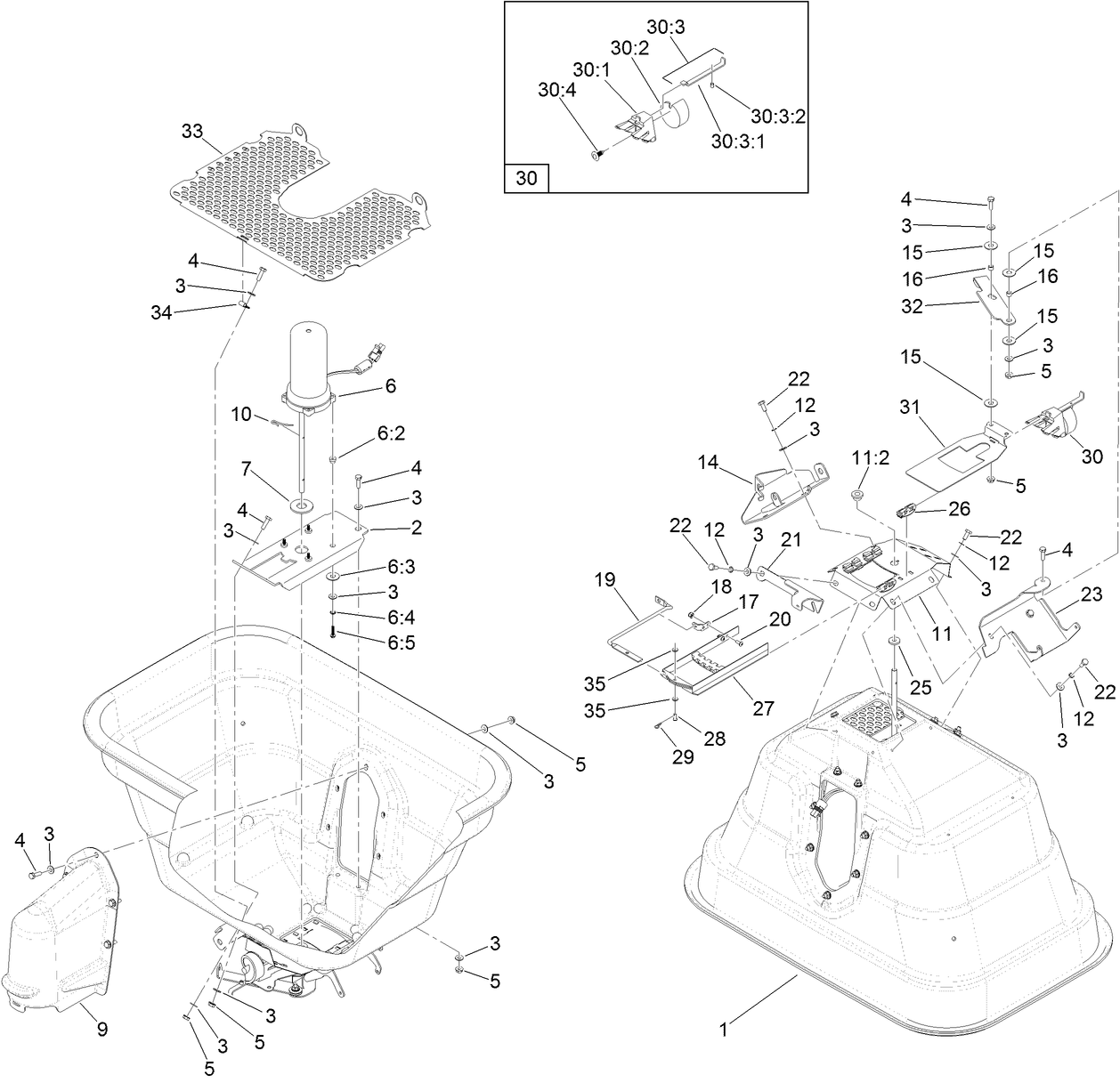 Spreader Hopper Assembly