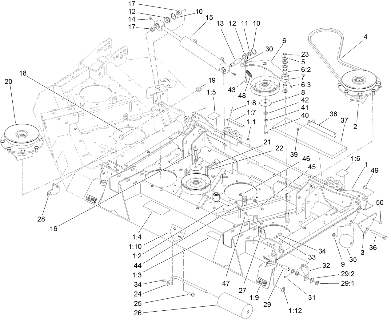 Center Deck Assembly