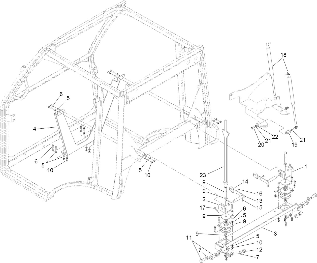 Rear Support Assembly