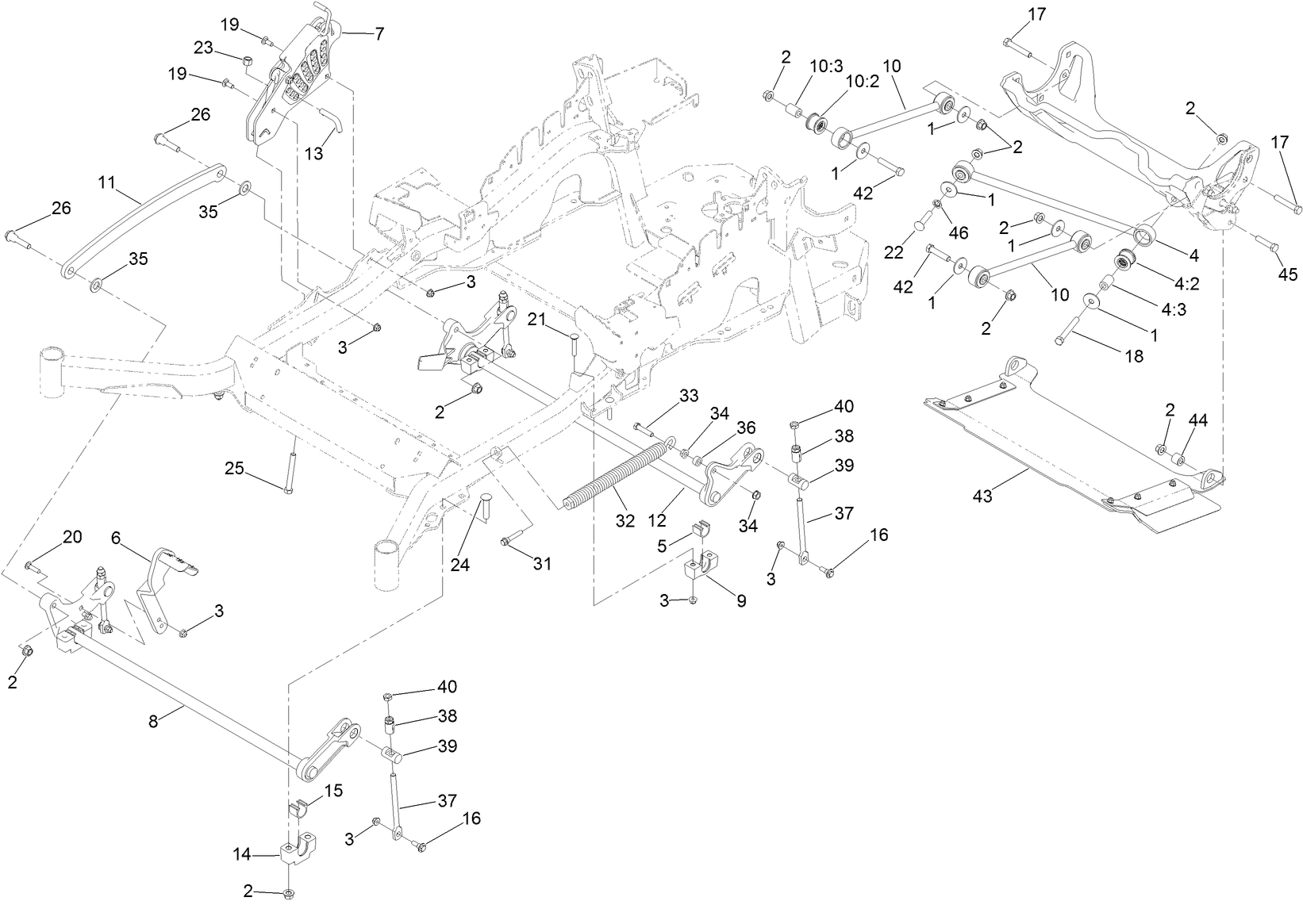 Deck Lift Assembly
