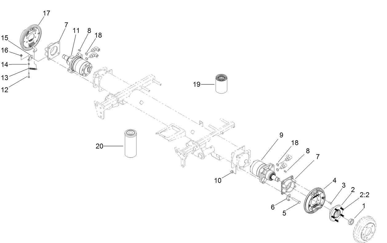 Wheel Motor Kit Assembly No. 133-2950