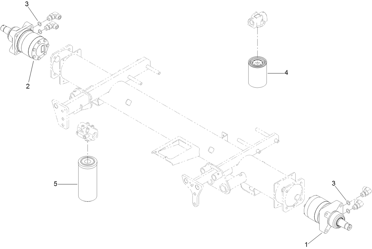 Wheel Motor Kit Assembly No. 133-2955