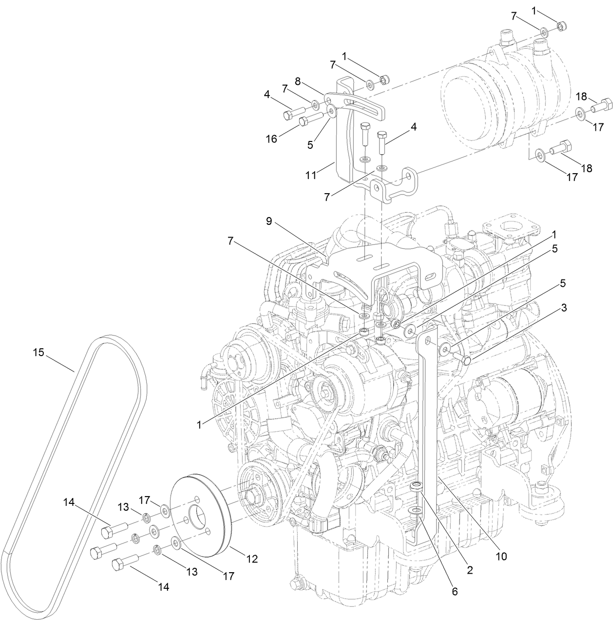 Air Conditioning Installation Kit Assembly