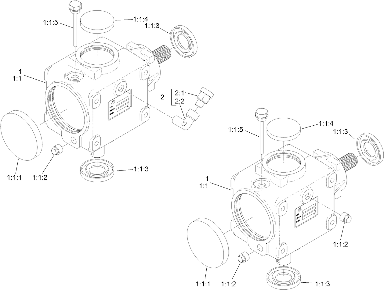 Gearbox Replacement Assembly No. 108-1370