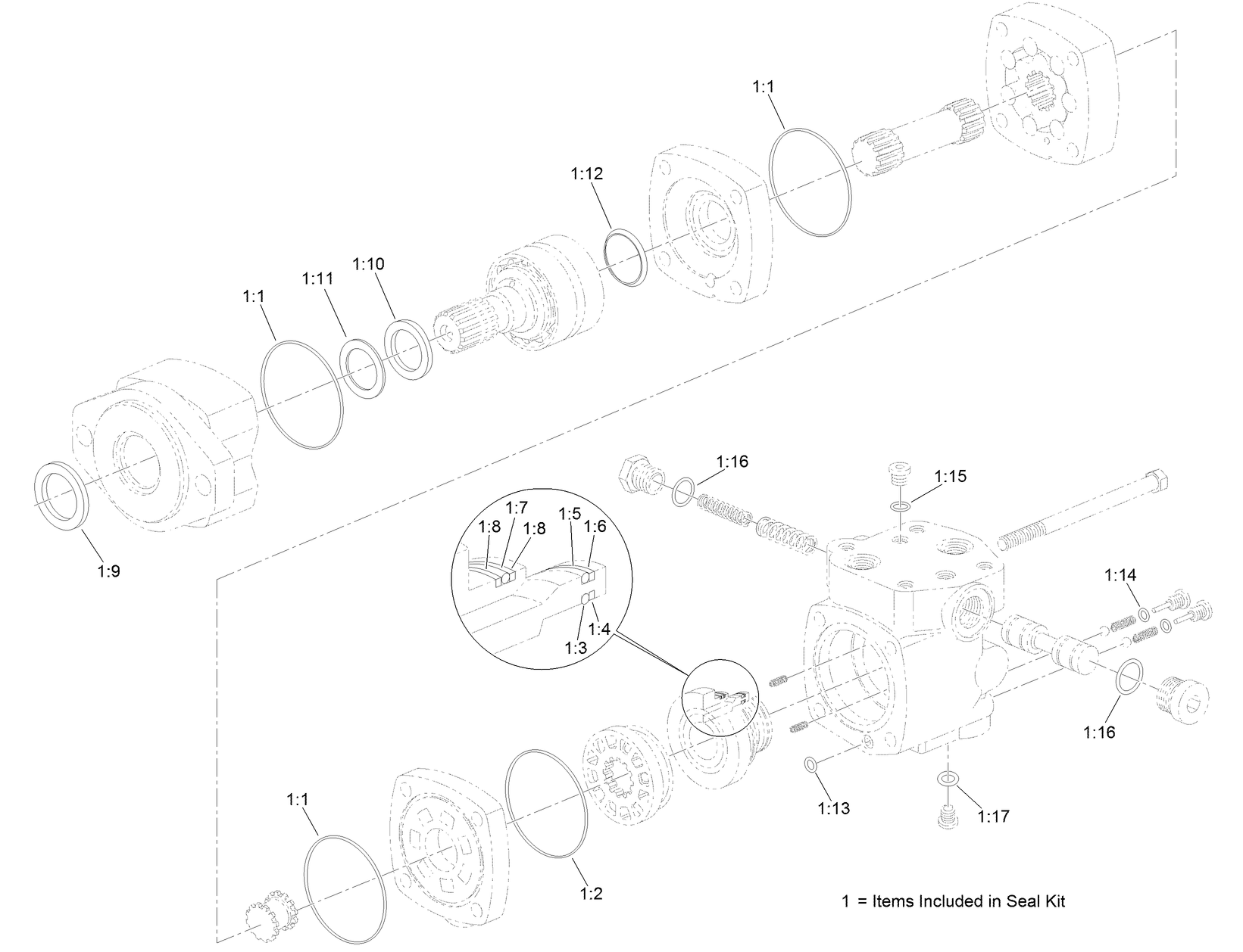 Hydraulic Motor Assembly No. AU115604
