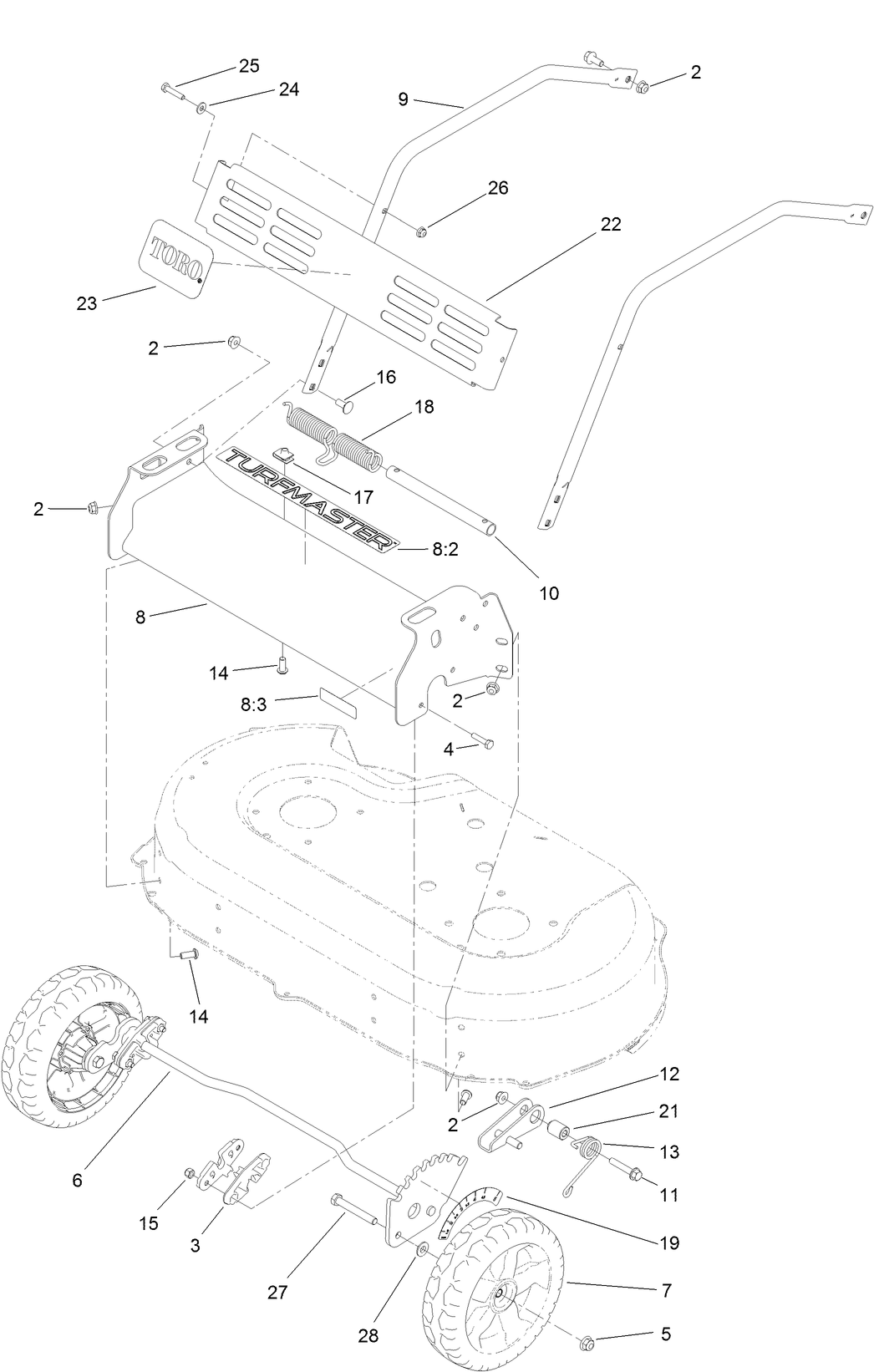 Front Bumper and Wheel Assembly
