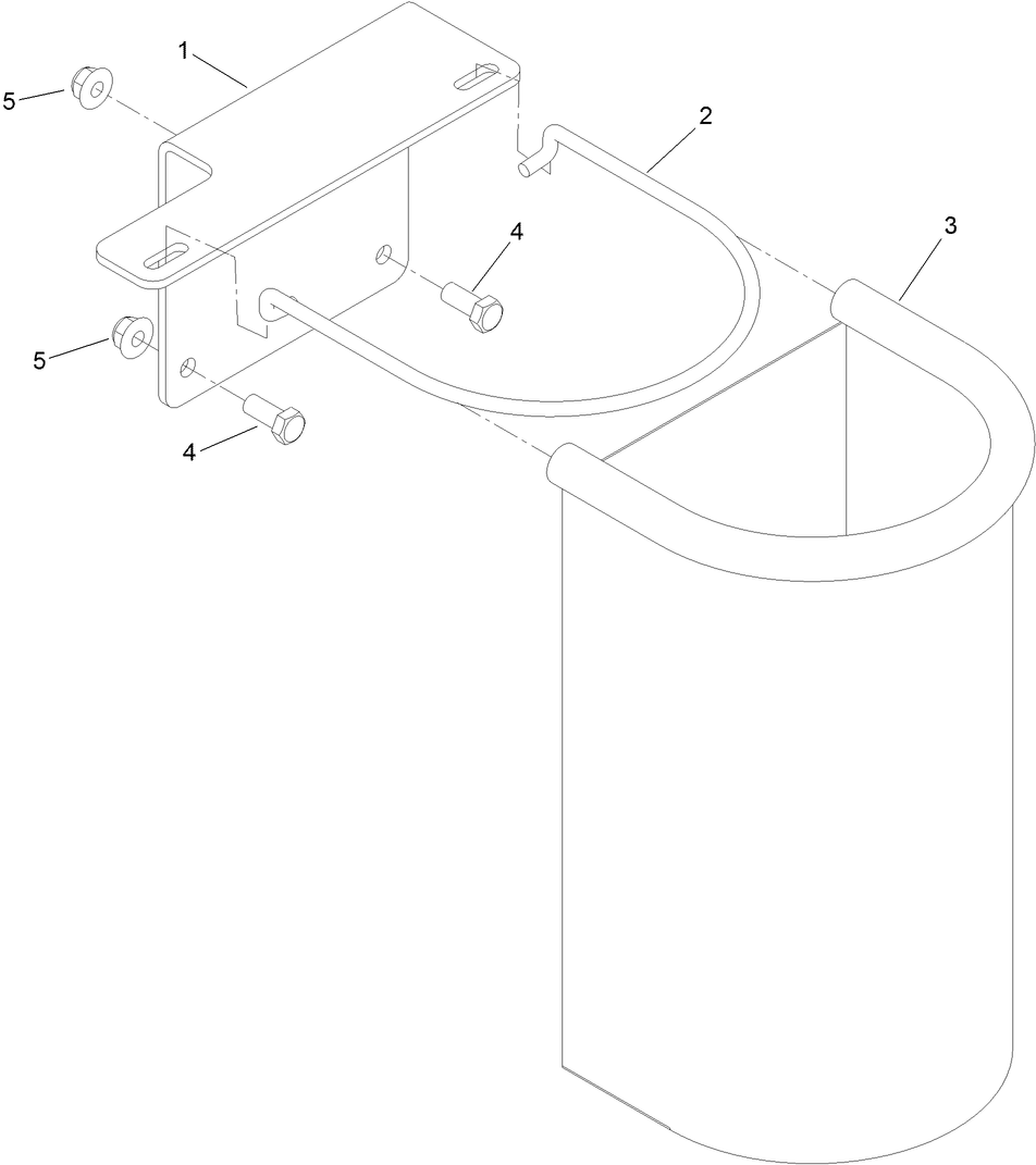 Trash Basket Assembly No. 133-1435