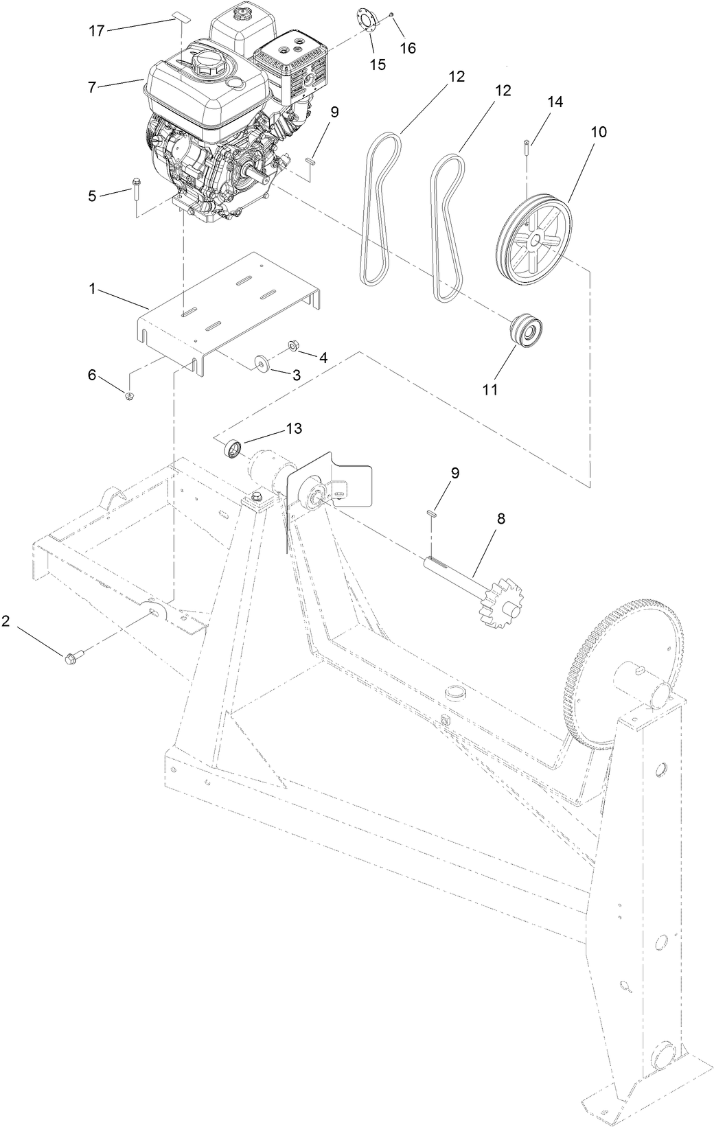 Engine and Drive Assembly