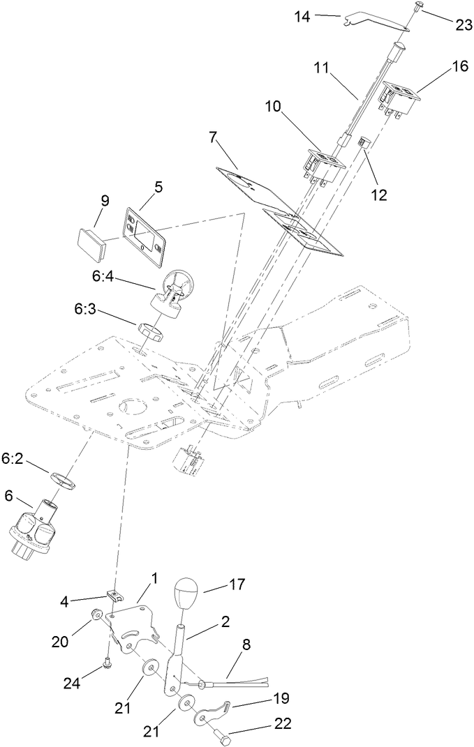 Ignition, Throttle and Choke Control Assembly
