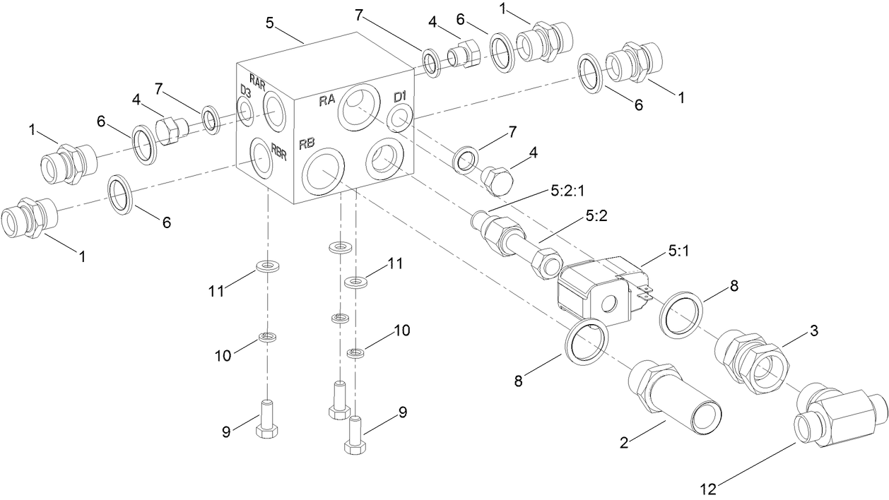 Subsystem Hydraulic Manifold Assembly