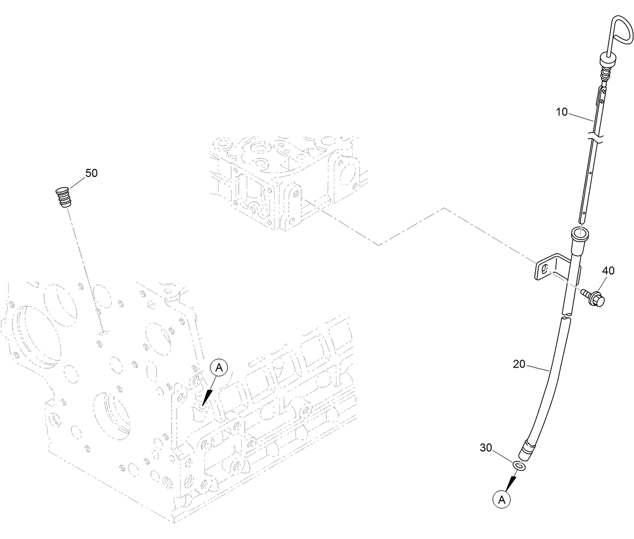 Dipstick and Guide Assembly