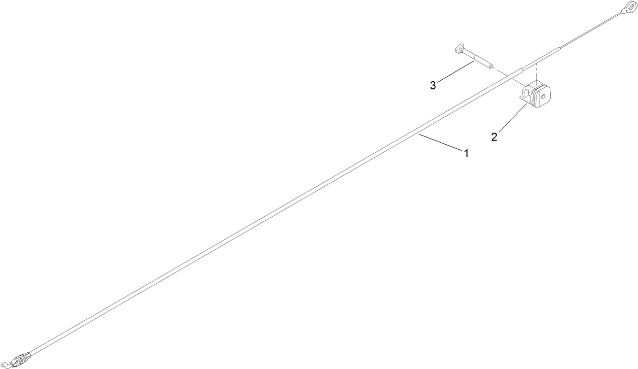 Brake Cable Assembly No. 133-2680