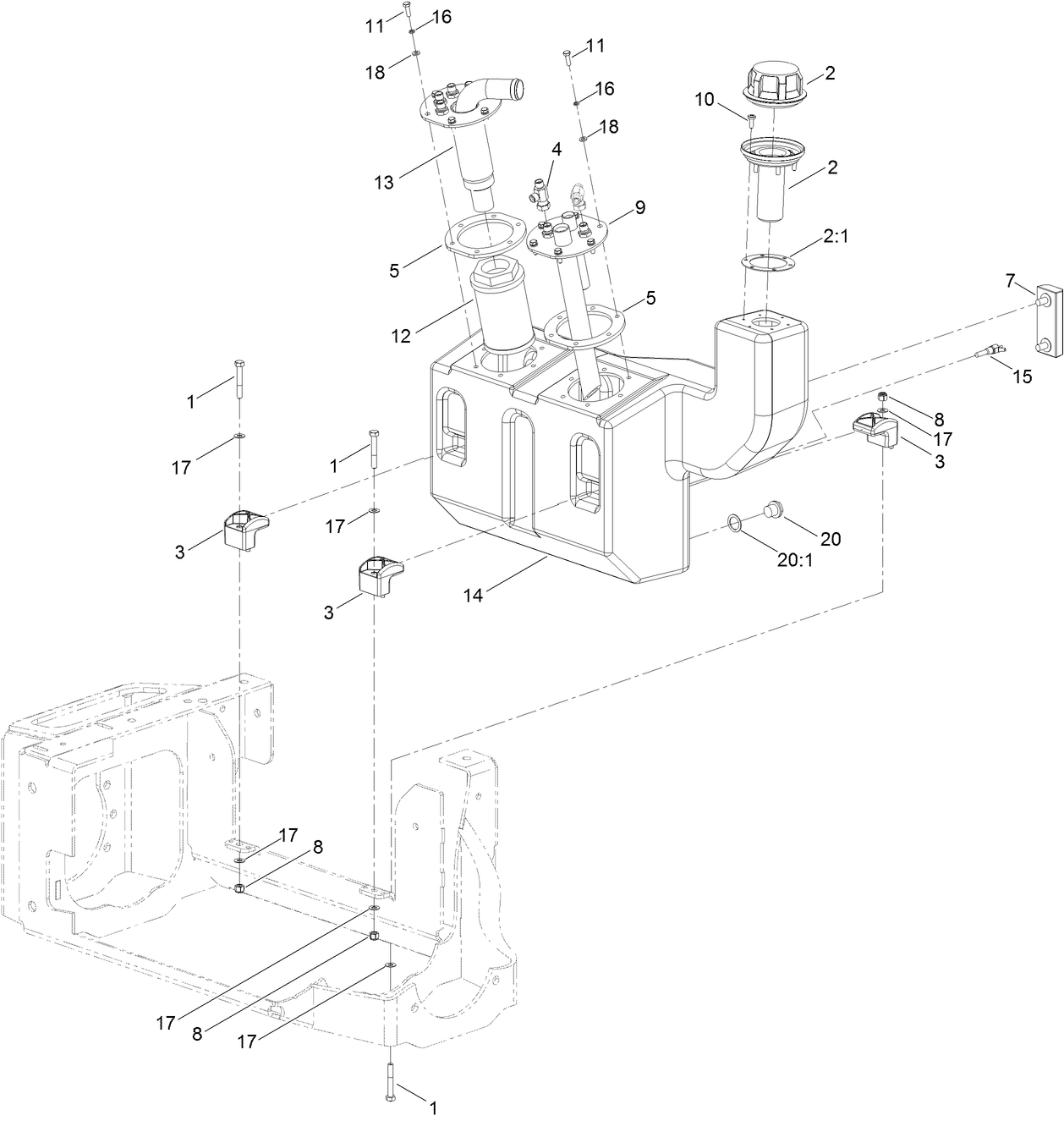 Hydraulic Oil Tank Assembly