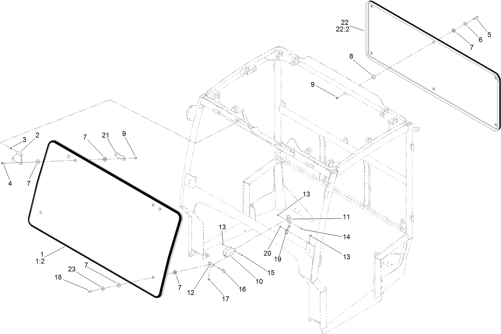 Front and Rear Window Assembly